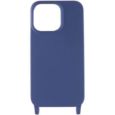 Чохол TPU two straps California для Apple iPhone 13 Pro (6.1") Темно-синій / Midnight blue