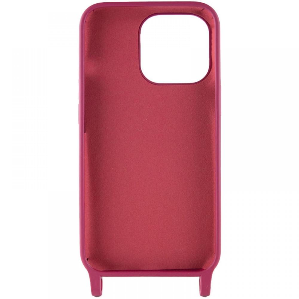 Чохол TPU two straps California для Apple iPhone 13 Pro (6.1") Червоний / Rose Red