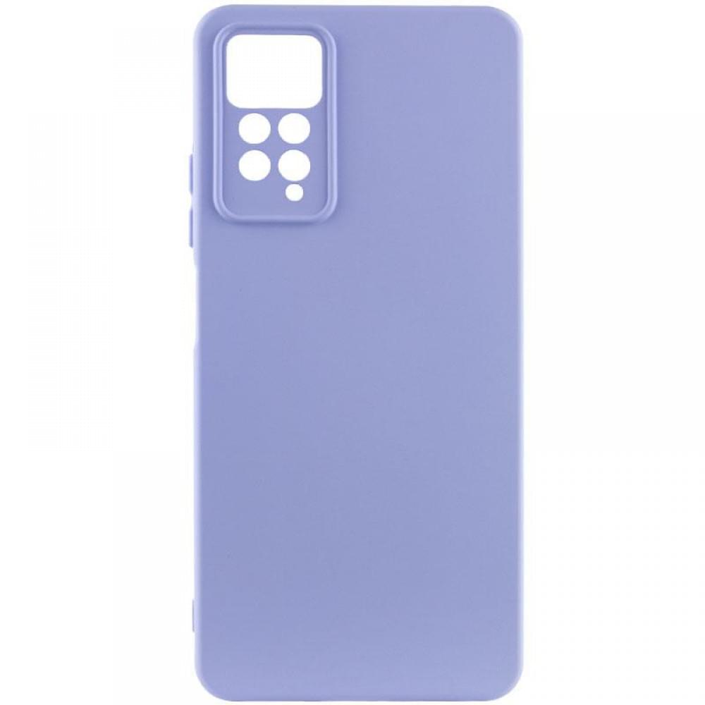 Чохол TPU GETMAN Liquid Silk Full Camera для Xiaomi Redmi Note 11 Pro 4G/5G / 12 Pro 4G Бузковий / Dasheen