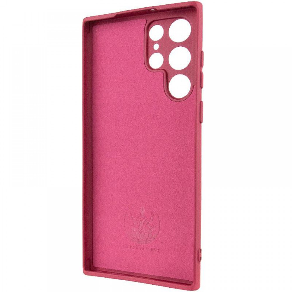 Чохол TPU GETMAN Liquid Silk Full Camera для Samsung Galaxy S24 Ultra Бордовий / Marsala