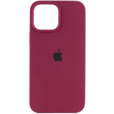 Чохол Silicone Case Full Protective (AA) для Apple iPhone 14 Plus (6.7") Бордовий / Maroon