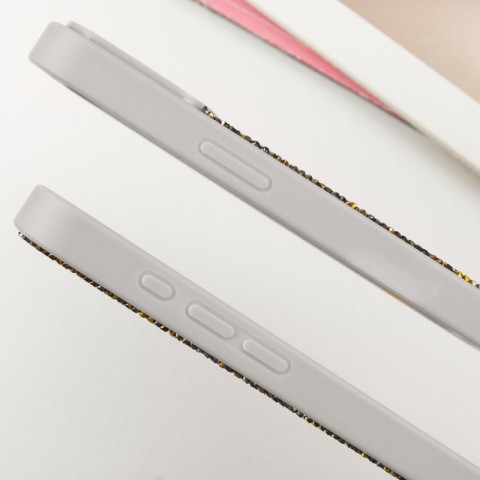 TPU чохол Bling World Rock Diamond with MagSafe для Apple iPhone 14 (6.1") Grey