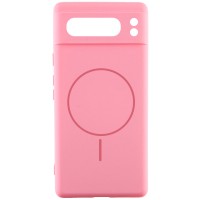Чохол Silicone Cover Lakshmi Full Camera (AA) with MagFit для Google Pixel 8 Pro Рожевий / Light pink
