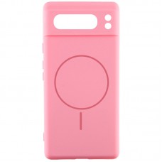 Чохол Silicone Cover Lakshmi Full Camera (AA) with MagFit для Google Pixel 8 Pro Рожевий / Light pink