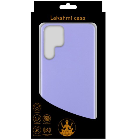 Чохол Silicone Cover Lakshmi (AAA) для Samsung Galaxy S22 Ultra Бузковий / Dasheen