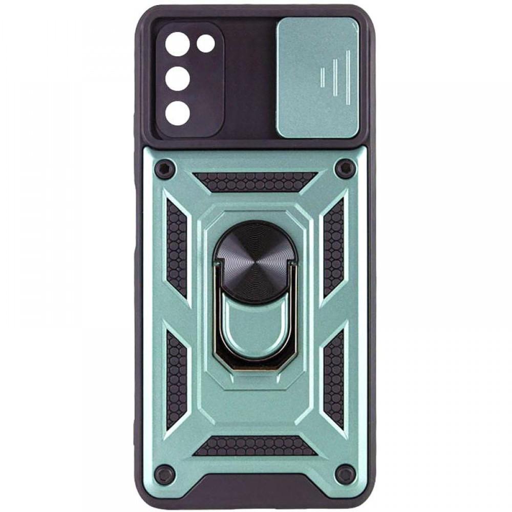Чохол Ummi Camshield Serge Ring для Samsung Galaxy A03s Зелений