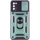 Чохол Ummi Camshield Serge Ring для Samsung Galaxy A03s Зелений