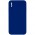 Silicone Case Square Full Camera Protective (AA) NOLOGO для Apple iPhone X / XS (5.8") Синій / Deep navy