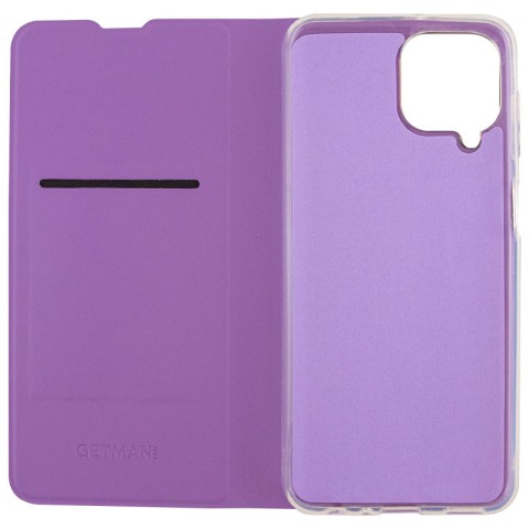 Шкіряний чохол-книжка GETMAN Elegant (PU) для Samsung Galaxy M33 5G Бузковий