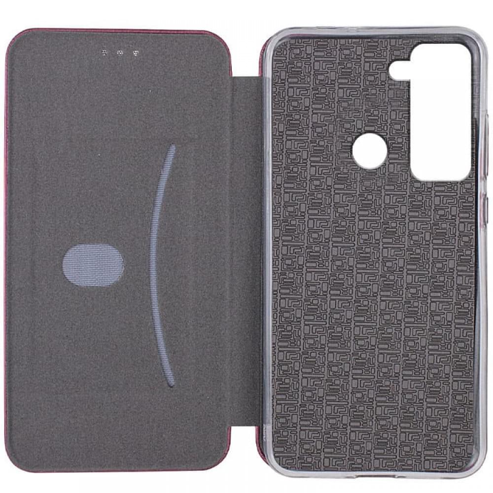 Шкіряний чохол-книжка Classy для TECNO Pop 5 LTE Бордовий