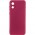 Чохол Silicone Cover Lakshmi Full Camera (A) для Samsung Galaxy A03 Core Бордовий / Marsala