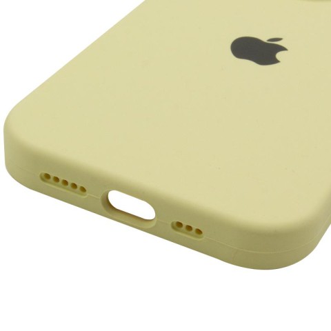 Чохол Silicone Case Full Camera Protective (AA) для Apple iPhone 14 Pro (6.1") Жовтий / Mellow Yellow