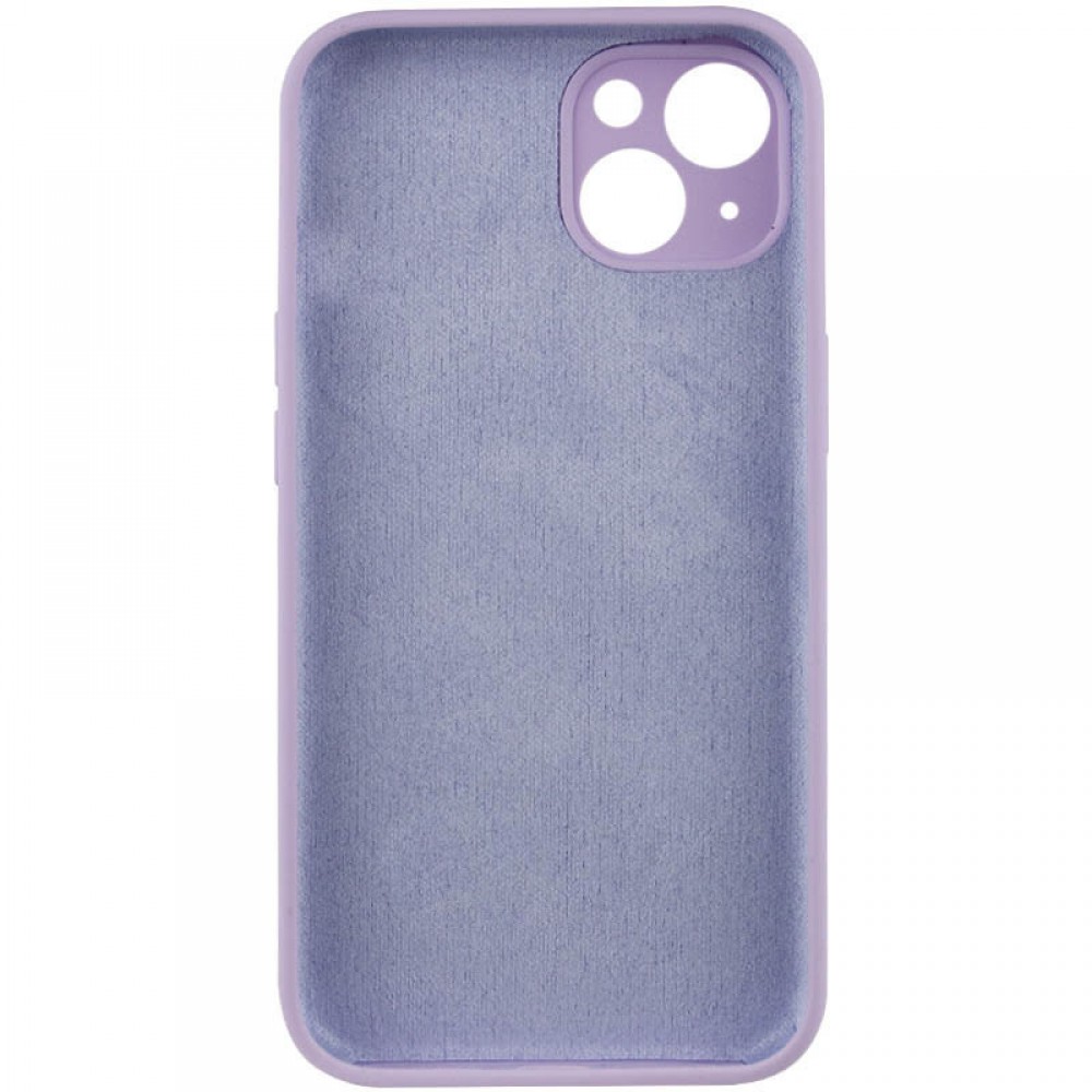 Чохол Silicone Case Full Camera Protective (AA) NO LOGO для Apple iPhone 15 Plus (6.7") Бузковий / Lilac