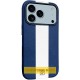 Шкіряний чохол Rally with MagSafe для Apple iPhone 17 (6.3") Blue / White