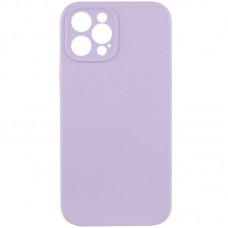 Чохол Silicone Case Full Camera Protective (AA) NO LOGO для Apple iPhone 12 Pro Max (6.7") Бузковий / Lilac