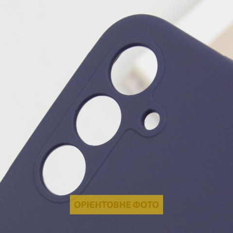 Чохол Silicone Cover Lakshmi Full Camera (AAA) для Samsung Galaxy S25 Edge Темно-синій / Midnight blue