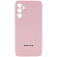 Чохол Silicone Cover Lakshmi Full Camera (AA) with logo для Samsung Galaxy A55 Рожевий / Pink Sand
