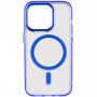 Чохол TPU Iris with MagSafe для Apple iPhone 15 Pro Max (6.7") Синій