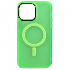 Чохол TPU+PC Lily with MagSafe для Apple iPhone 13 Pro Max (6.7") Neon Green