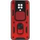 Чохол Ummi Camshield Serge Ring для Xiaomi Redmi Note 9s / Note 9 Pro / 9 Pro Max Червоний