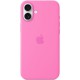 Чохол Silicone case (AAA) with Magsafe and Animation (button) для Apple iPhone 16 Plus (6.7") Peony