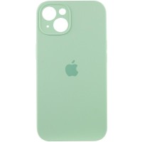 Чохол Silicone Case Full Camera Protective (AA) для Apple iPhone 13 (6.1") Зелений / Pistachio