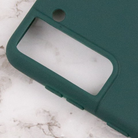 Силіконовий чохол Candy для Samsung Galaxy S21+ Зелений / Forest green
