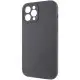 Чохол Silicone Case Full Camera Protective (AA) NO LOGO для Apple iPhone 12 Pro (6.1") Сірий / Dark Gray