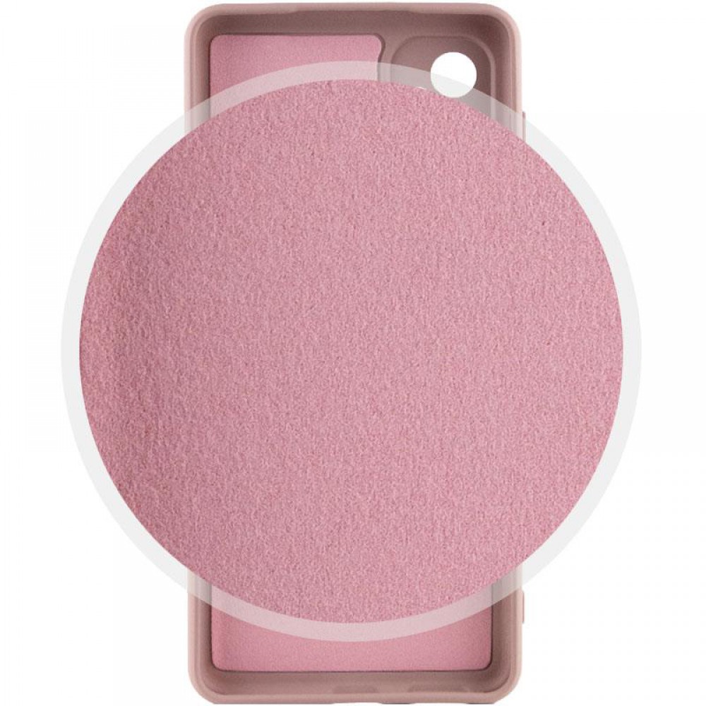 Чохол TPU GETMAN Liquid Silk Full Camera для Samsung Galaxy A14 4G/5G Рожевий / Pink Sand