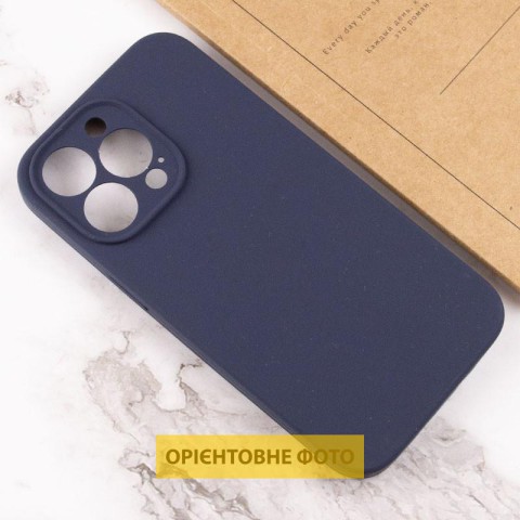 Чохол Silicone Case Full Camera Protective (AA) NO LOGO для Apple iPhone 17 Pro Max (6.9") Темно-синій / Midnight blue