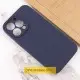Чохол Silicone Case Full Camera Protective (AA) NO LOGO для Apple iPhone 17 Pro Max (6.9") Темно-синій / Midnight blue