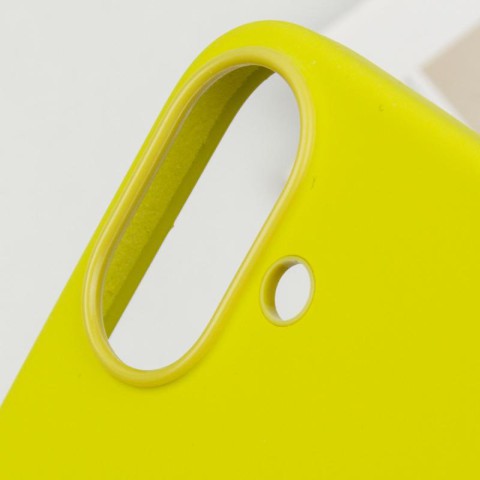 Чохол Silicone case (AAA) with Magsafe and Animation (button) для Apple iPhone 16 (6.1") Star Fruit