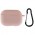 Силіконовий футляр New з карабіном для навушників Airpods Pro Рожевий / Pink Sand