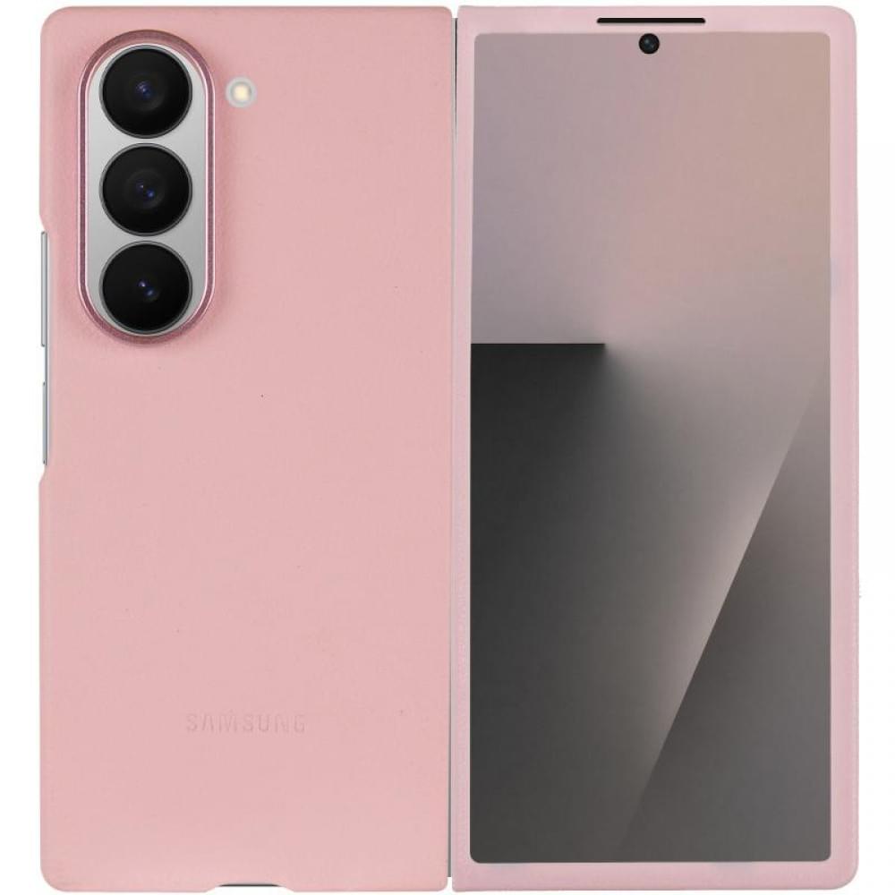 Шкіряний чохол Leather Case (AAA) для Samsung Galaxy Z Fold6 Pink