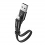 Дата кабель Baseus Nimble Portable USB to Lightning (23см) (CALMBJ-B01) Чорний