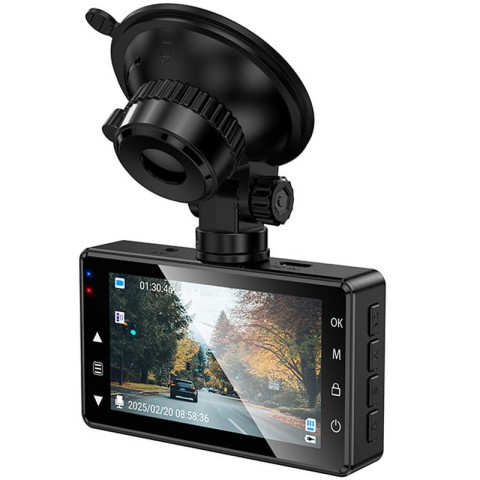 Відеореєстратор Hoco DV14 3-inch screen display (720P) Metal gray