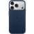 Чохол шкіряний Leather Case (AA) with MagSafe and Animation для Apple iPhone 17 Pro (6.3") Dark Blue