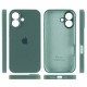 Чехол Silicone Case Full Camera Protective (AA) для Apple iPhone 16 Plus (6.7")