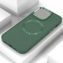 TPU чохол Bonbon Metal Style with MagSafe для Apple iPhone 14 Plus (6.7") Зелений / Pine green