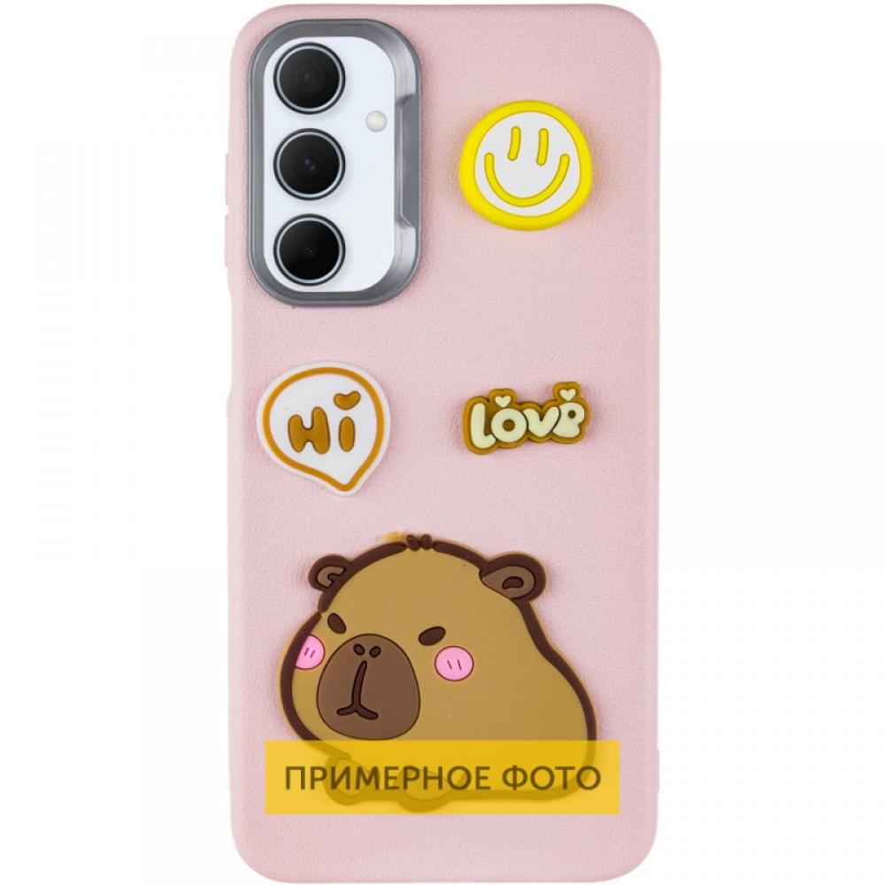 Чохол TPU Leather Toys для Xiaomi Poco X6 / Note 13 Pro 5G Capybara / Pink