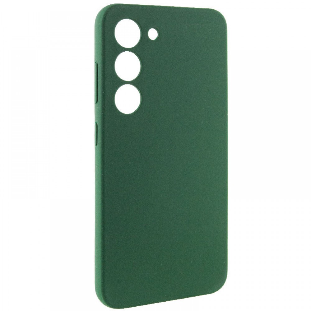 Чохол Silicone Cover Lakshmi Full Camera (AAA) для Samsung Galaxy S22 Зелений / Cyprus Green