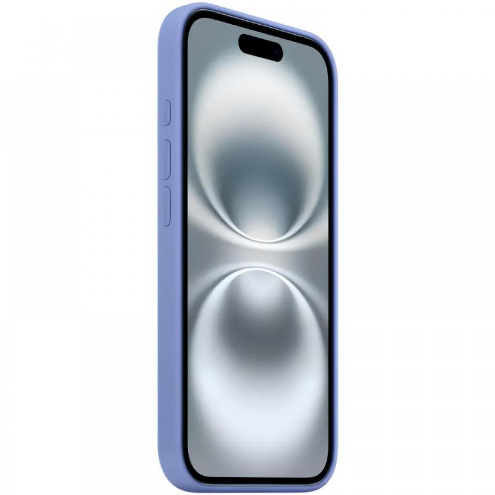 Чохол Silicone case (AAA) with Magsafe and Animation (button) для Apple iPhone 16 Pro Max (6.9") Periwinkle