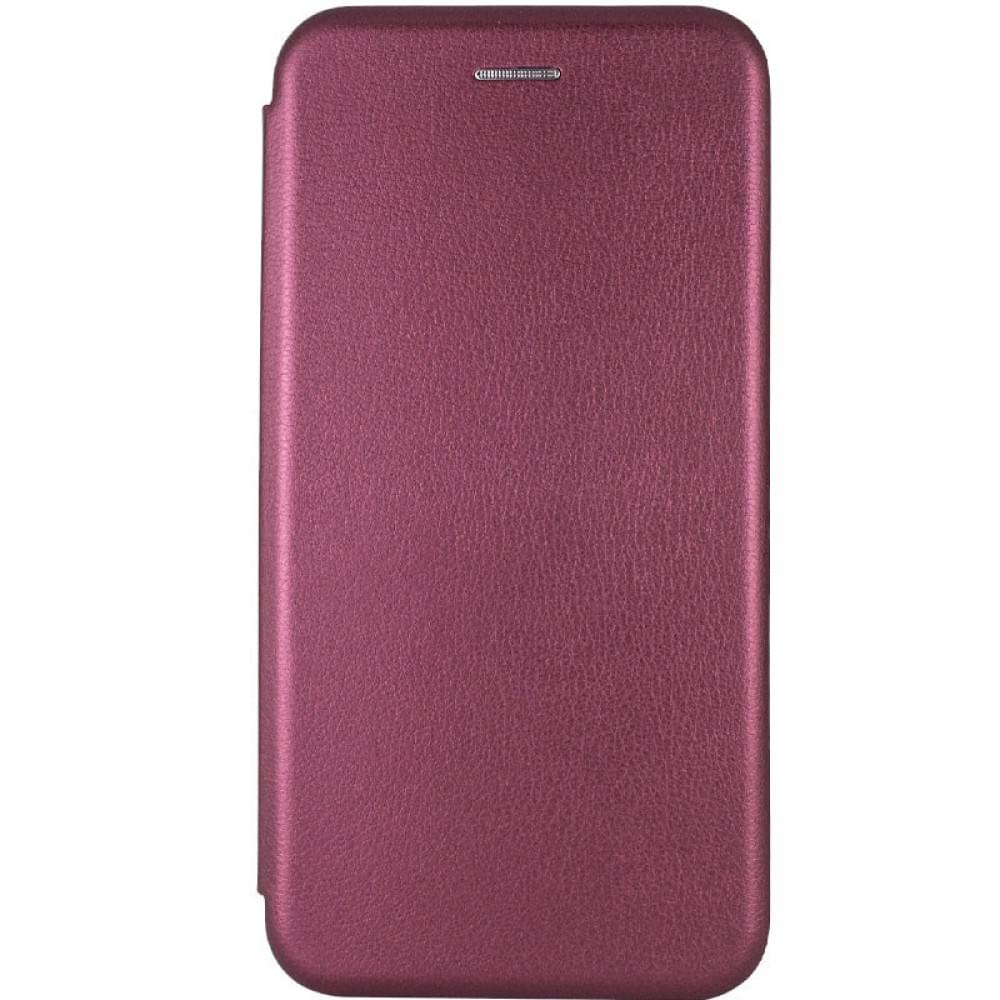 Шкіряний чохол-книжка Classy для ZTE Blade V40 Vita Бордовий