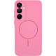 Чохол Silicone Cover Lakshmi Full Camera (AA) with MagFit для Samsung Galaxy S24 FE Рожевий / Light pink