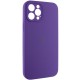 Чохол Silicone Case Full Camera Protective (AA) для Apple iPhone 12 Pro (6.1") Фіолетовий / Amethyst