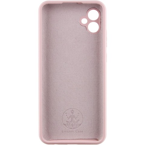 Чохол Silicone Cover Lakshmi Full Camera (AA) with logo для Samsung Galaxy A06 Рожевий / Pink Sand