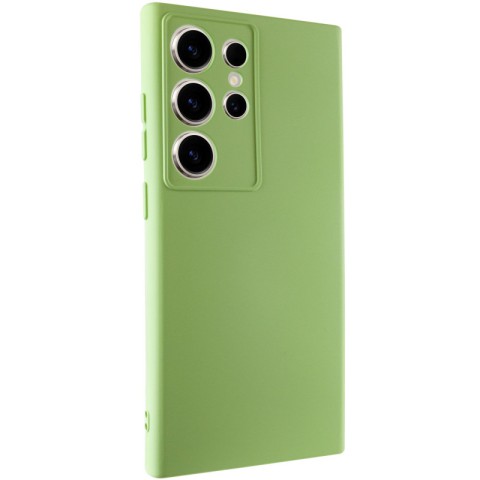 Чохол Silicone Cover Lakshmi Full Camera (A) для Samsung Galaxy S24 Ultra Зелений / Pistachio