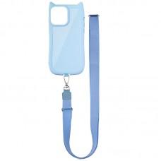 Чохол TPU GETMAN Cat with straps для Apple iPhone 16 Pro Max (6.9") Blue