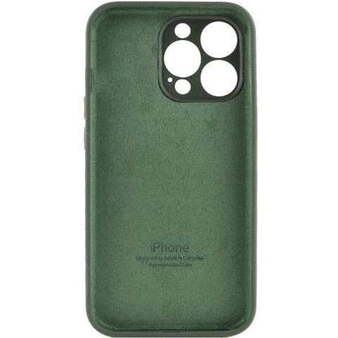 Чохол Silicone Case Full Camera Protective (AA) для Apple iPhone 13 Pro (6.1") Зелений / Cyprus Green