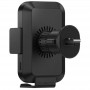 Автотримач з БЗУ Baseus Halo Electric Wireless Charging Car Mount 15W (SUDD000001) Black